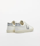 VEJA ESPLAR LEATHER WHITE SILVER WOMAN