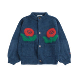 BOBO CHOSES CARDIGAN STAMP BLUE