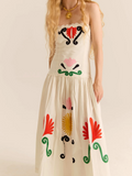 CAROLINA K VESTIDO MALLA OFF WHITE