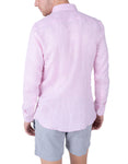 SUNNY PATOCHE PINK LINEN SHIRT 