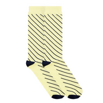 SKUNK SOCKS INCLINED LINES YELLOW 