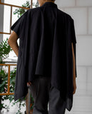 1/8 TAKAMURA BLUSA CUADRO M/C BLACK UT