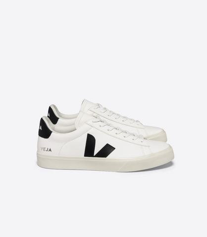 VEJA CAMPO CHROMEFREE WHITE BLACK WOMAN
