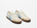 VEJA VOLLEY OT LEATH WHT AQUA BARK WOMAN