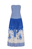 CAROLINA K VESTIDO MALLA BOAT STRIPE