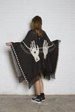 PAYS PONCHO HAND BLACK