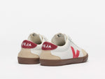 VEJA VOLLEY OT LEATH WHITE PEK BARK WOMAN