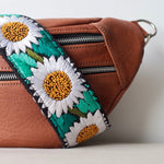 FLYLIKESTORE RINONERA EMMA CAMEL CON BORDADO