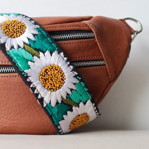 FLYLIKESTORE RINONERA EMMA CAMEL CON BORDADO