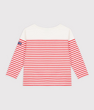 PETIT BATEAU CAMISETA LS RAYAS RED/WHITE