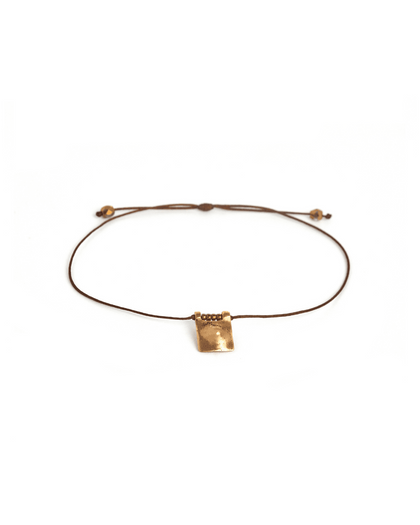 LORENA PESTANA P PULSERA PITA CUENTA CUADRADA