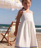 PETIT BATEAU VESTIDO CON BORDADO SL WHITE