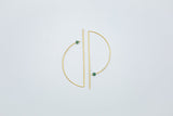 METRIC ARETES HILO CON PIEDRA