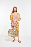 MAPOESI VESTIDO ELIA CELESTE CITRINE UT