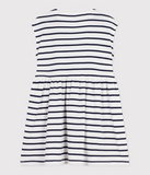 PETIT BATEAU VESTIDO RAYAS WHITE/NAVY