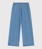 PETIT BATEAU PANTALON CHAMBRAY BLUE