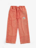 BOBO CHOSES PANTALON TWILL TAXI SAURUS TAG
