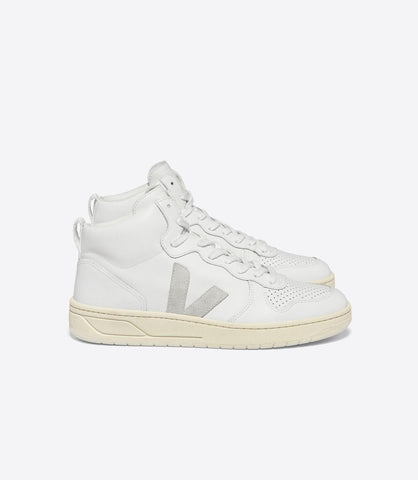 VEJA V-15 LEATHER EXTRA WHITE NATURAL MAN