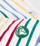 PETIT BATEAU CAMISETA LS RAYAS WHITE/MULTI