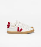 VEJA ESPLAR LOGO LEATH WHI PEPPER NAT WOMAN
