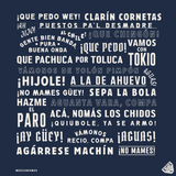 XIPIX BANDANA SLANGS MEXICANOS BLUE UT
