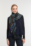 MAPOESIE BUFANDA SACCADE BLACK BLUE