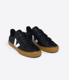 VEJA RECIFE CHROMEFREE LEATHER BLACK WHITE WOMAN