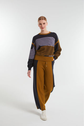 MAPOESIE JERSEY AXEL ZEN NAVY/KAKI UT
