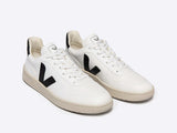 VEJA V10 LEATHER EXTRA WHITE BLACK MAN