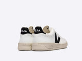 VEJA V10 LEATHER EXTRA WHITE BLACK MAN