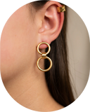 VATTEA ARETES TALI GOLD