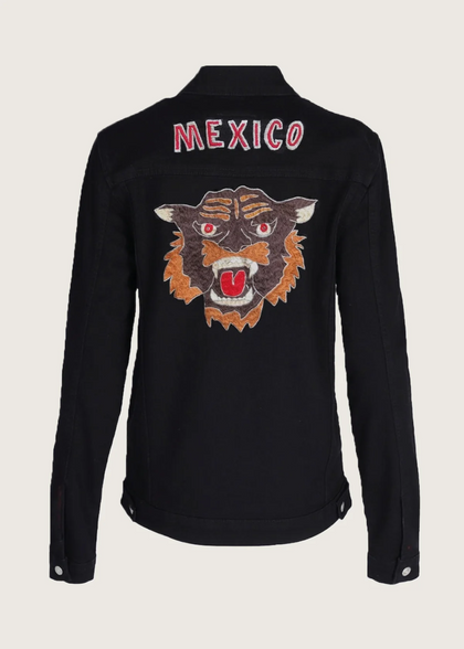AMOR & ROSAS AMOR&ROSAS CHAMARRA TIGER DENIM