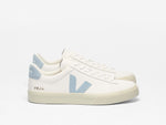 VEJA CAMPO LEATH WHITE STEEL WOMAN