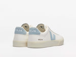 VEJA CAMPO LEATH WHITE STEEL WOMAN