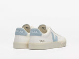 VEJA CAMPO LEATH WHITE STEEL WOMAN