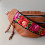 FLYLIKESTORE RINONERA EMMA CAMEL CON BORDADO