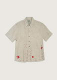 LOVE &amp; ROSES TIE DYE BEIGE SHIRT