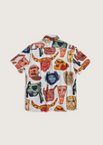 LOVE &amp; ROSES TIE DYE BEIGE SHIRT