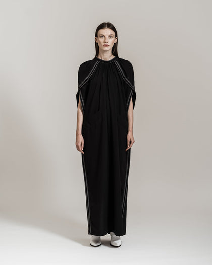 CANCINO VESTIDO COMALAPA ALGODON BLACK UT