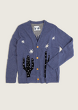 AMOR & ROSAS SUETER DESIERTO BLUE