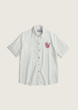 AMOR & ROSAS CAMISA DIABLO BORDADA