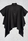 1/8 TAKAMURA BLUSA CUADRO M/C BLACK UT