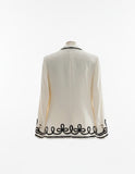 CAROLINA K BLAZER VERA GARDENIA