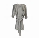 MOCMOC KIMONO MEDIO LIGHT CON CINTURON CRUDO/BLACK UT