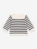 PETIT BATEAU SUETER RAYAS WHITE/NAVY