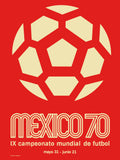 MARCA MEXICO POSTER MEXICO 70 RED
