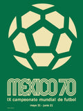 MARCA MEXICO POSTER MEXICO 70 GREEN