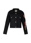 AMOR & ROSAS CHAMARRA SERPENT BLACK