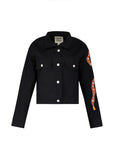 AMOR & ROSAS CHAMARRA SERPENT BLACK