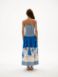 CAROLINA K VESTIDO MALLA BOAT STRIPE